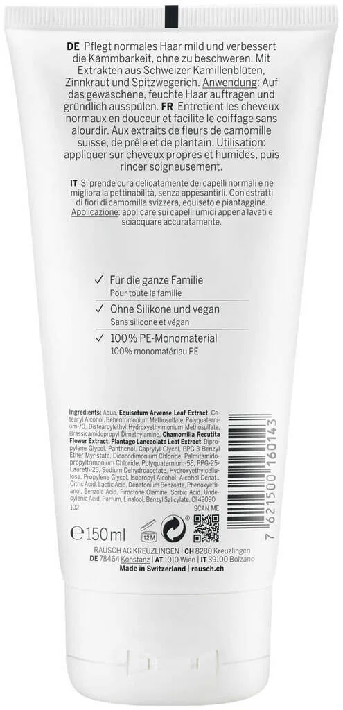 Rausch Pflege-Conditioner mit Schweizer Kräutern