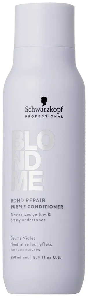 Schwarzkopf BLONDME Bond Repair Purple Conditioner