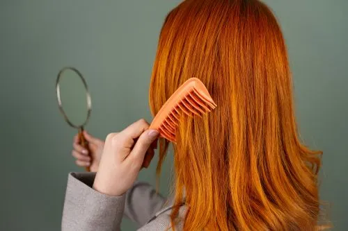 Zuhause Haare färben
