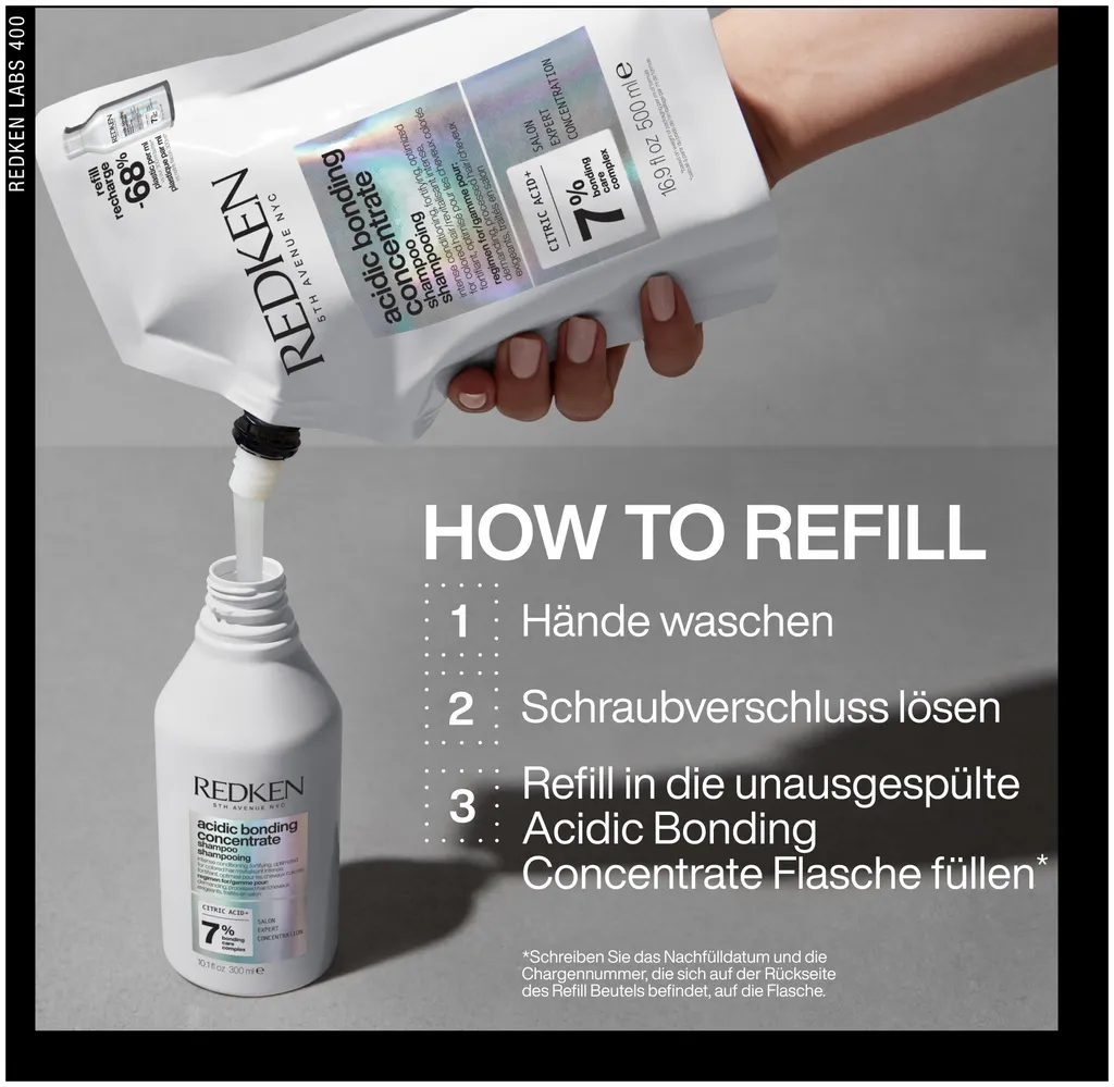 Redken Acidic Bonding Concentrate Shampoo Refill Pouch