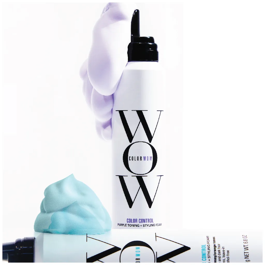 Color Wow Color Control Purple Toning and Styling Foam