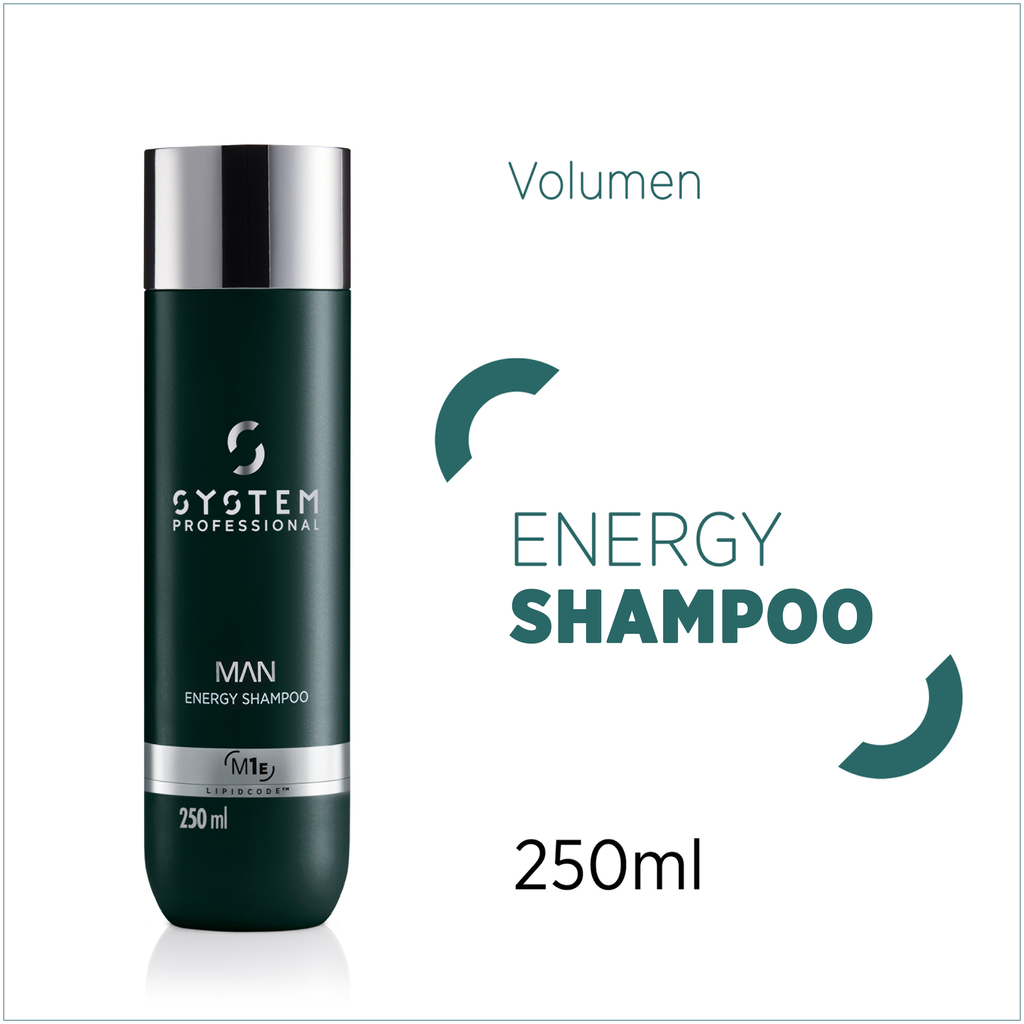 System Professional Lipid Code Man Energy Shampoo