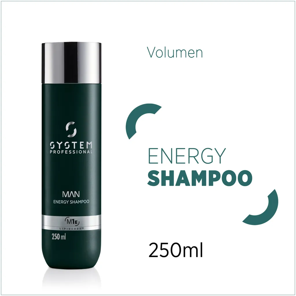 System Professional Lipid Code Man Energy Shampoo