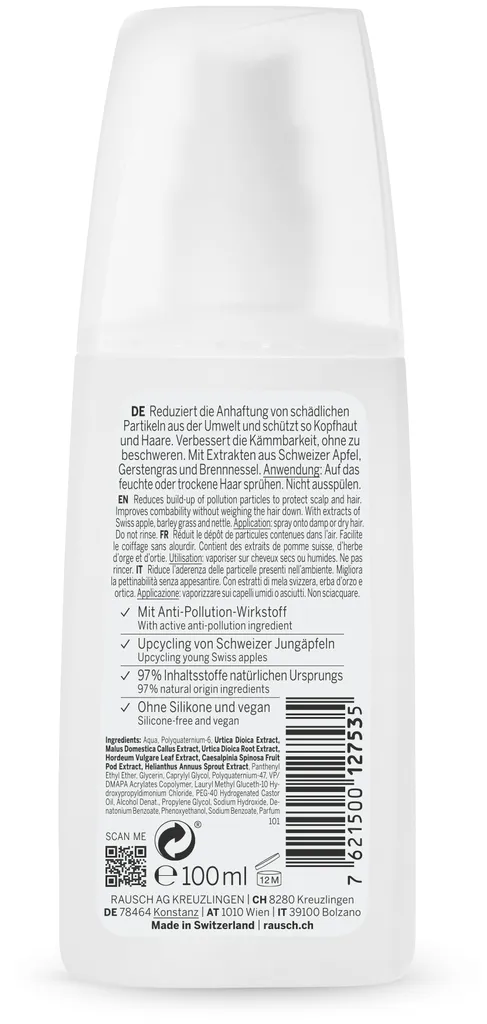 Rausch Anti-Pollution-Spray mit Schweizer Apfel