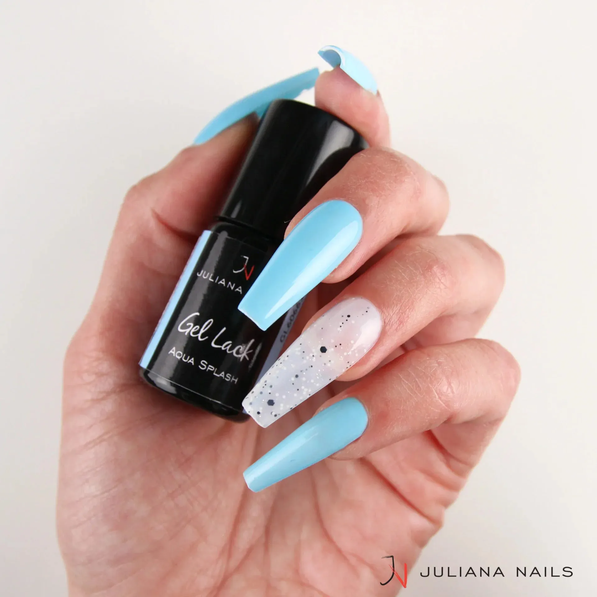 Gelnägel Ballerina Blau