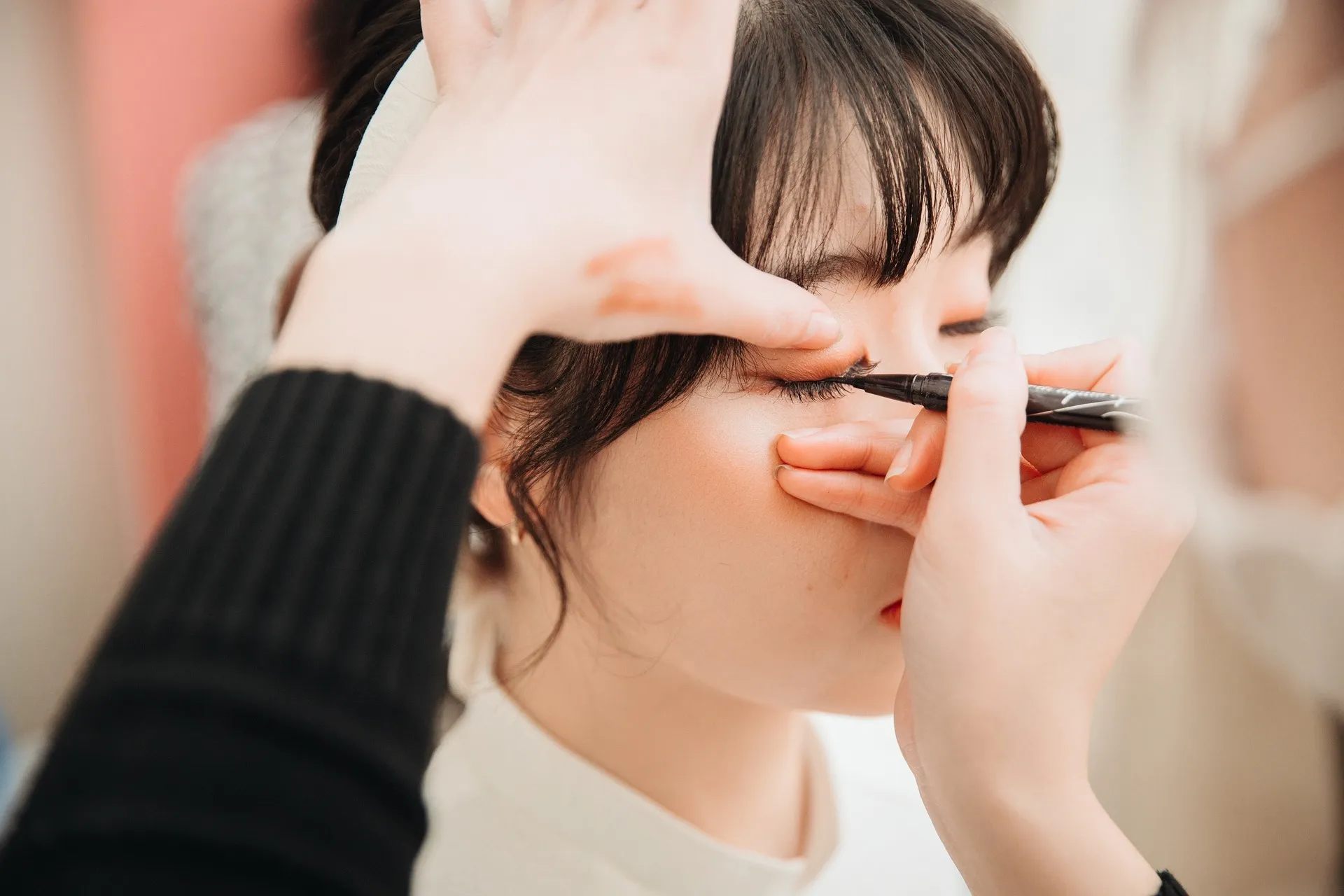 Eyeliner ziehen
