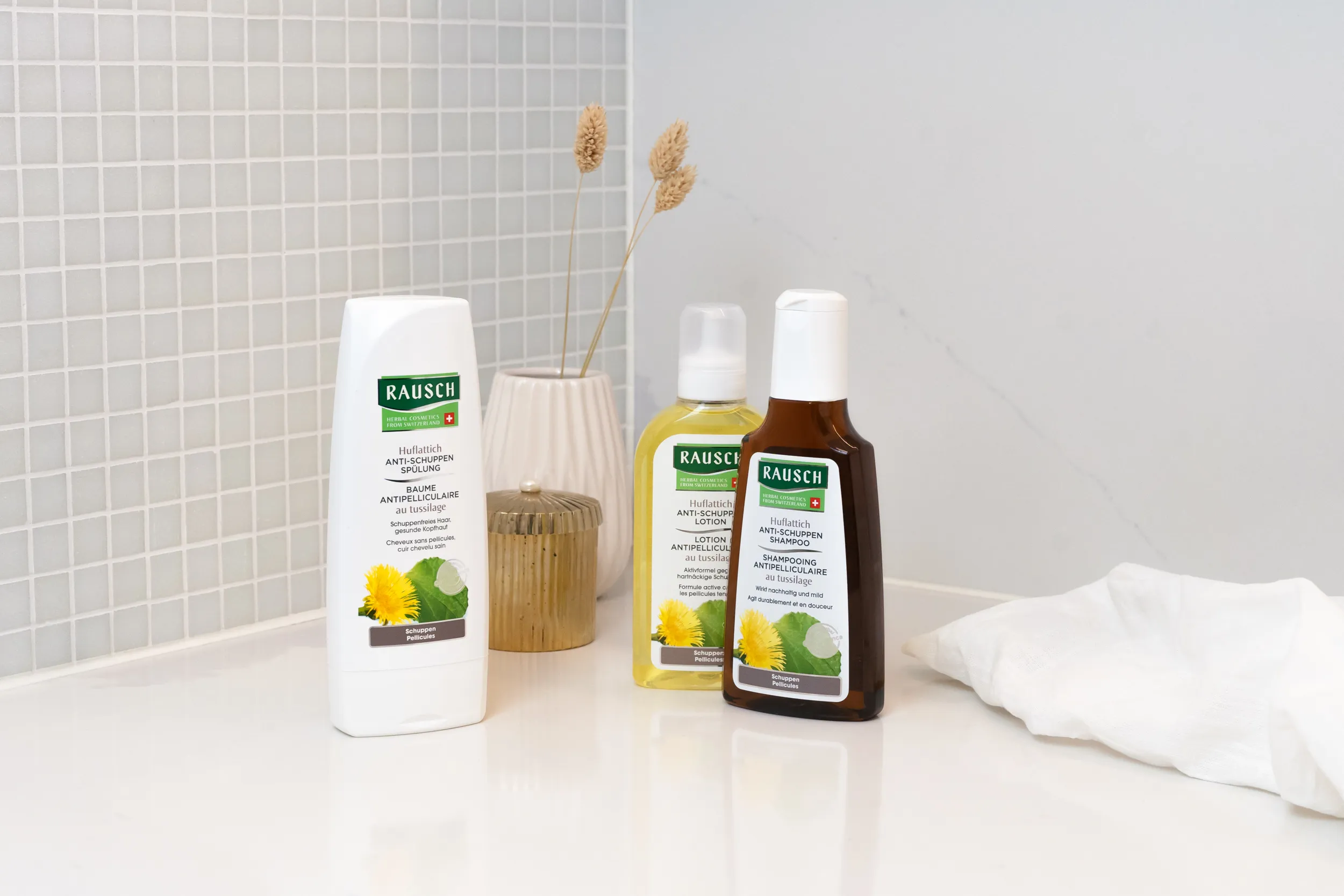 Rausch Hufflatich Anti-Schuppen Shampoo hilft bei trockenen Schuppen