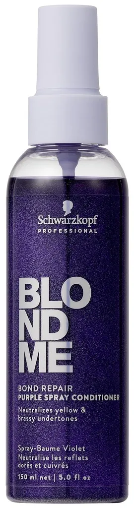 Schwarzkopf BLONDME Bond Repair Purple Spray Conditioner