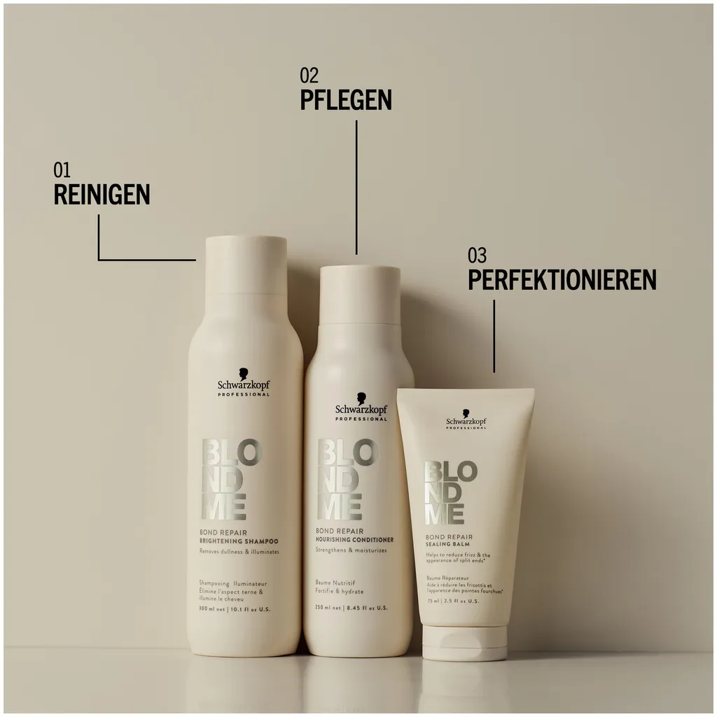 Schwarzkopf BLONDME Bond Repair Brightening Shampoo