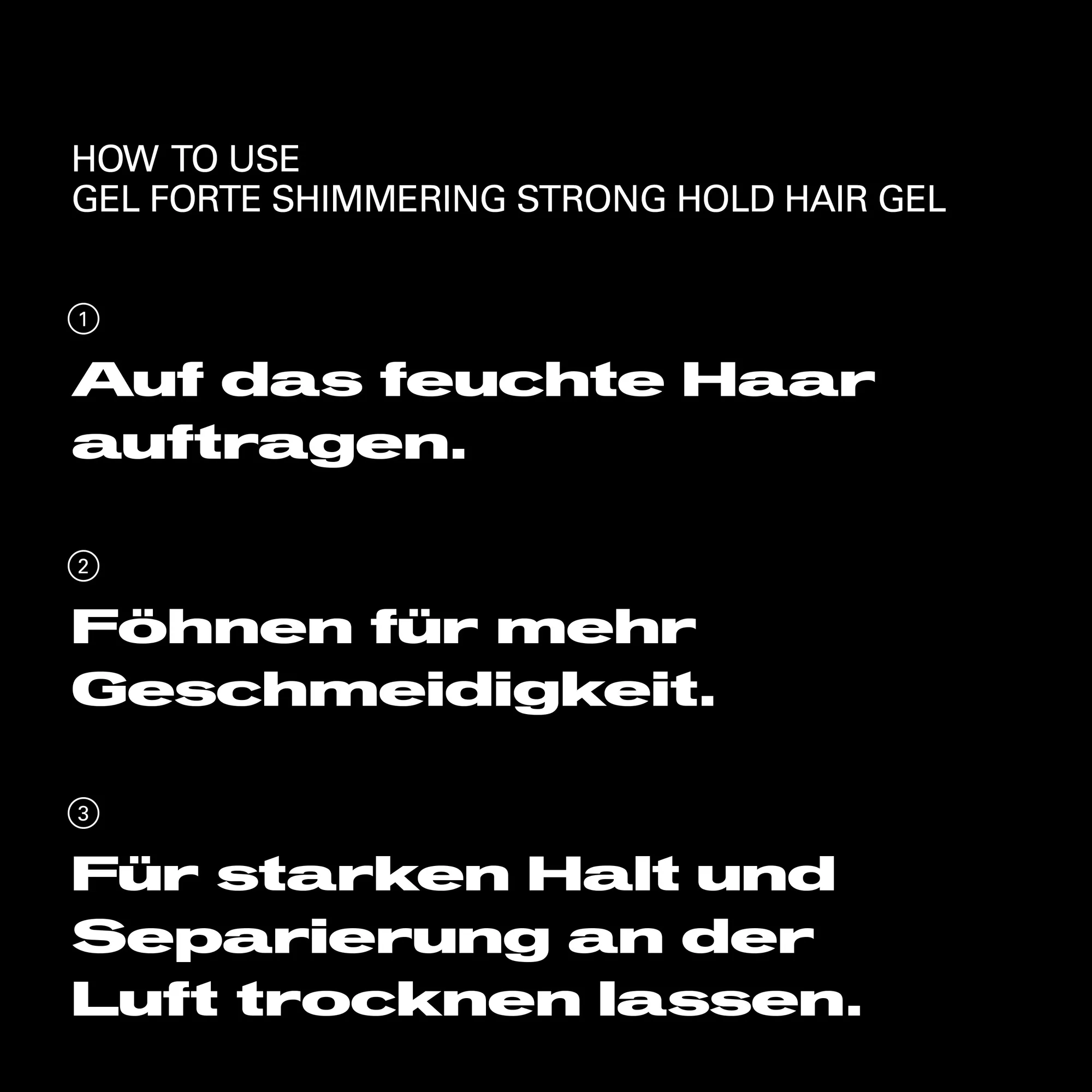 Sebastian Gel Forte Shimmering Strong Hold Hair Gel