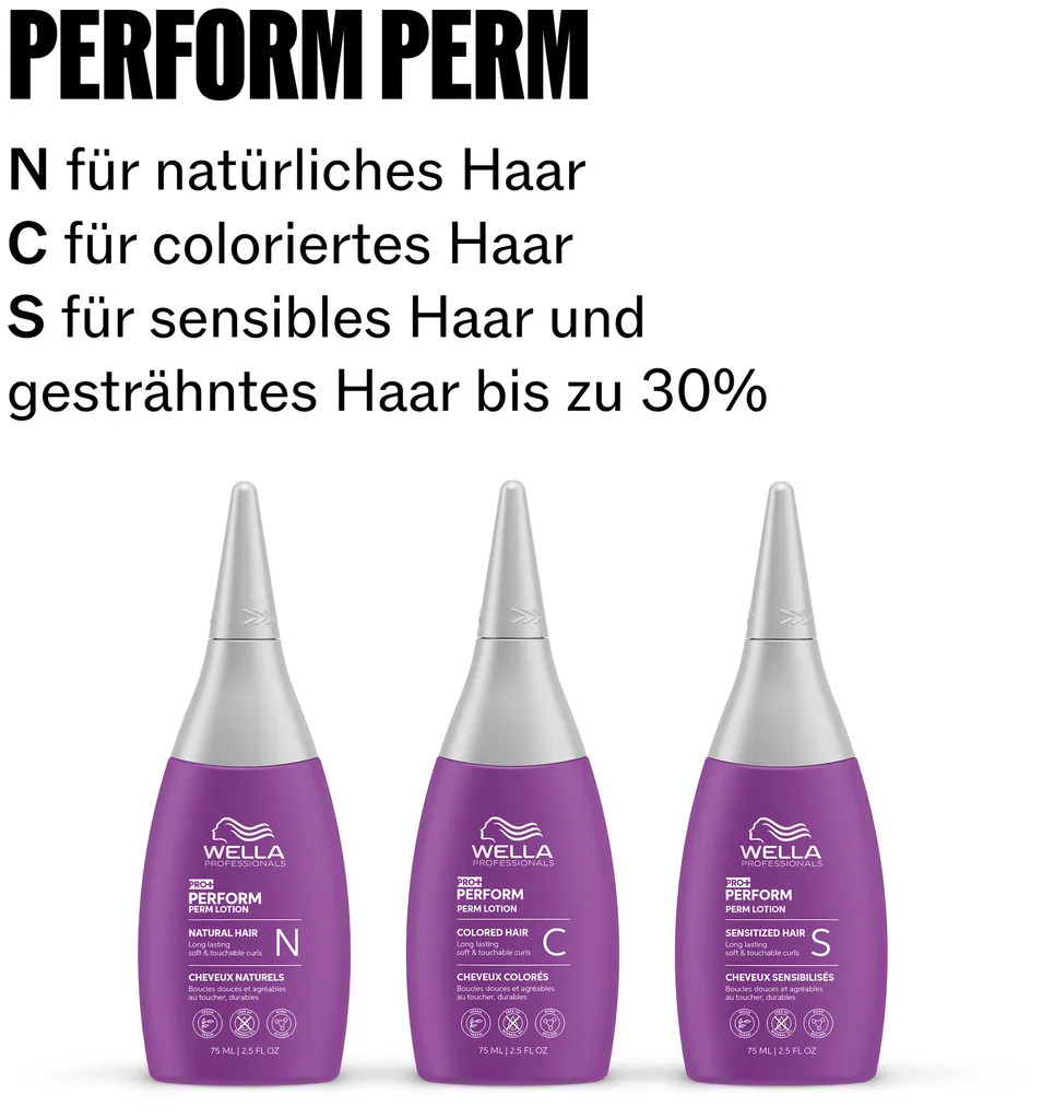 Wella Pro+ Perform Perm Lotion N