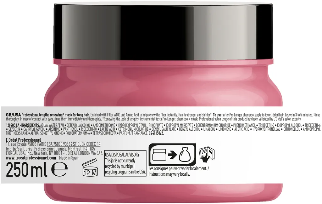 L'Oréal Pro Longer Maske