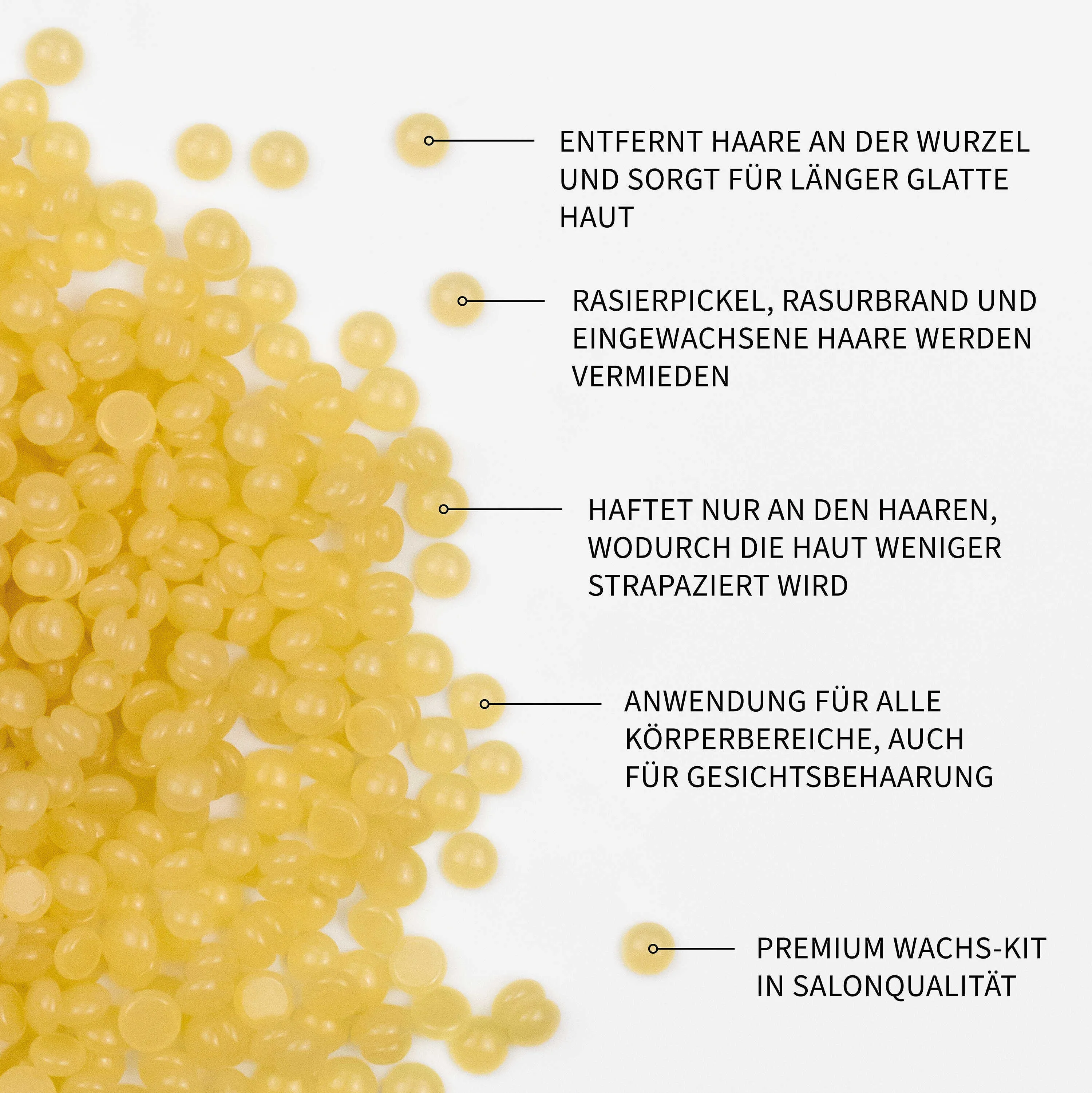 Fleeky Waxkugeln für Augenbrauen Waxing mit Liste an Vorteilen