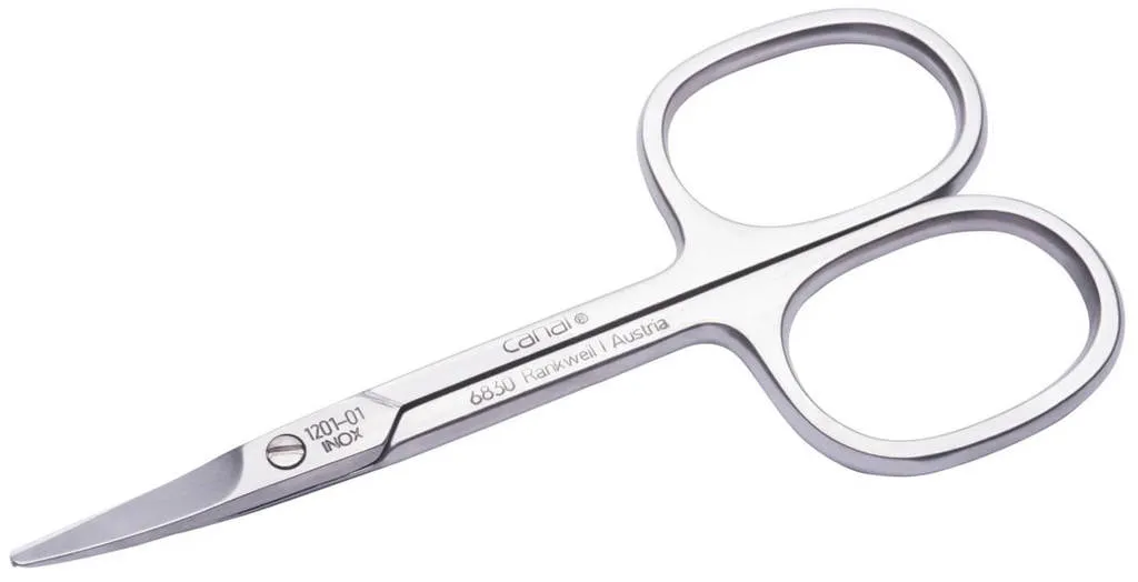 Canal Babyschere gebogen rostfrei 9cm inkl. Bärchen-Etui