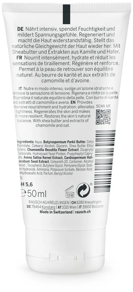 Rausch Sensitive Hand Cream mit Kamille