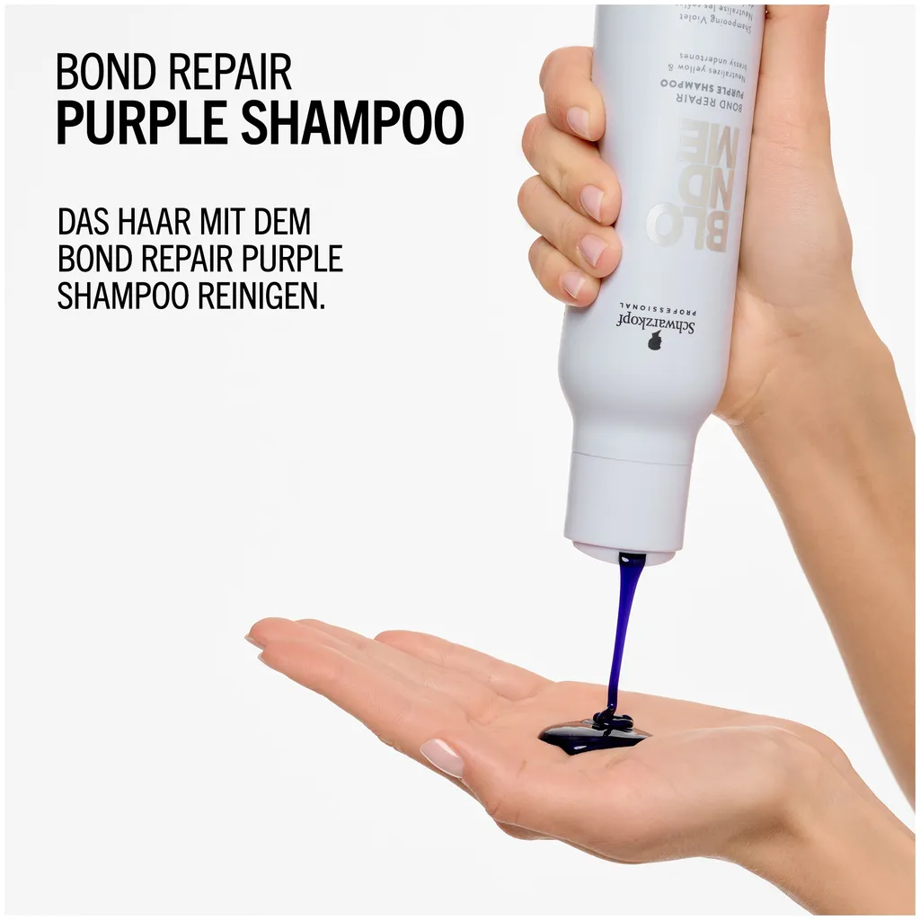 Schwarzkopf BLONDME Bond Repair Purple Shampoo