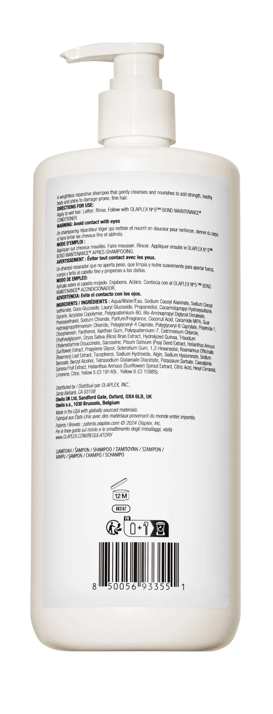 Olaplex No.4 Fine Bond Maintenance Shampoo 1000 ml