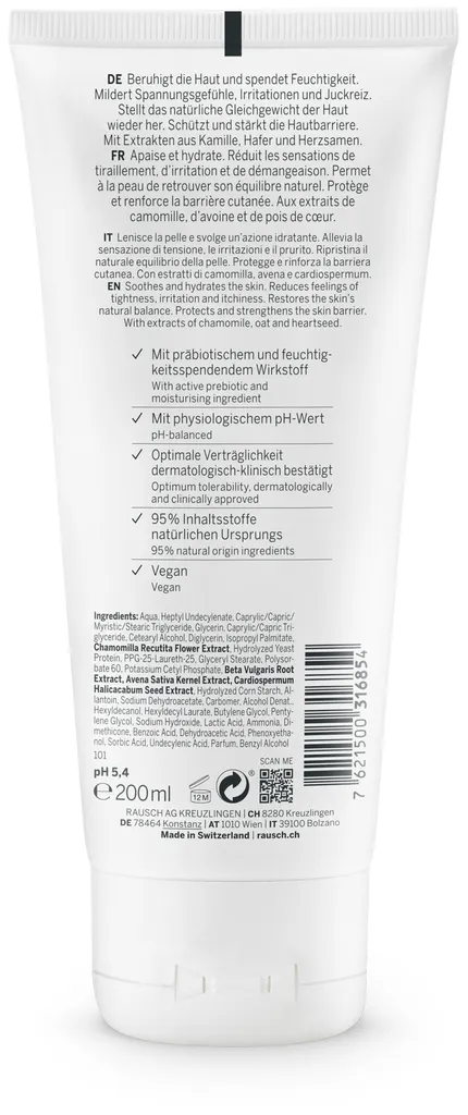 Rausch Sensitive Body Lotion mit Kamille