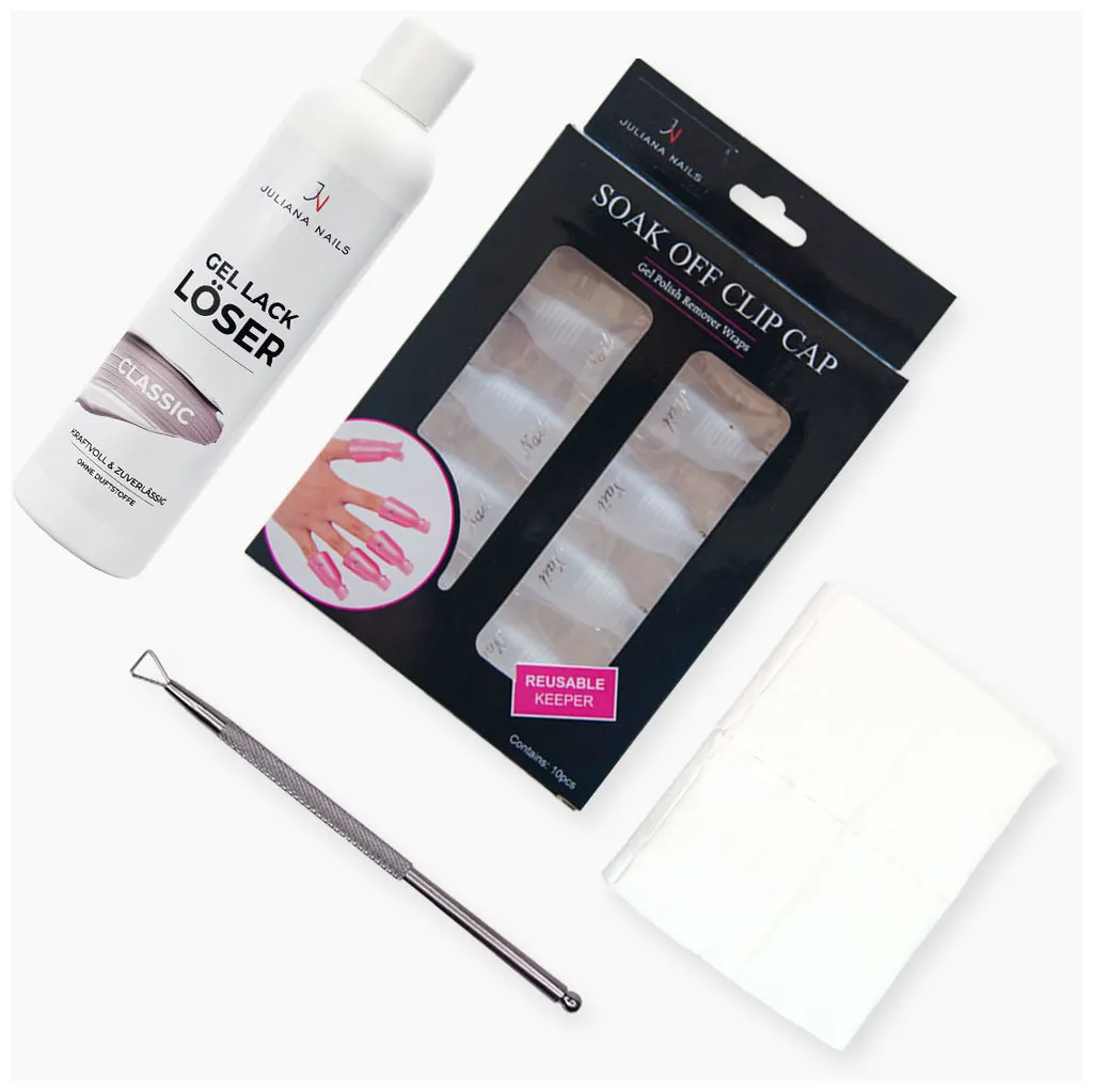 Juliana Nails Gel Lack Löser Set Re-Use