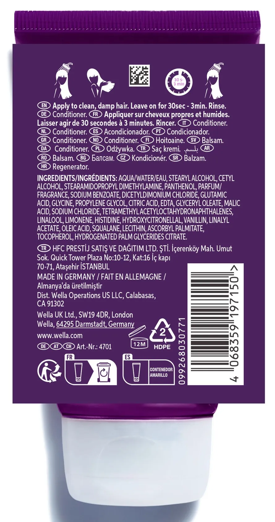 Wella Ultimate Color Conditioner