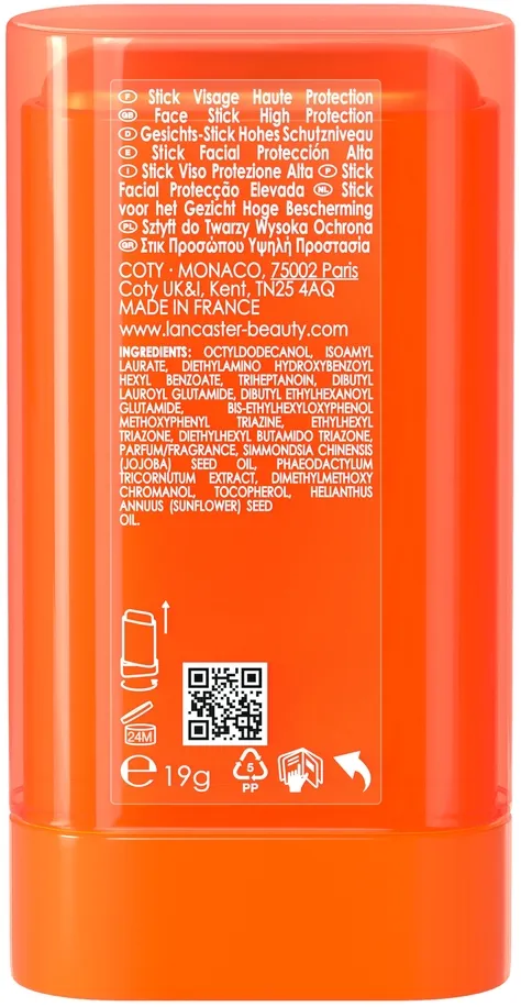 Lancaster Sun Beauty Face Stick SPF50