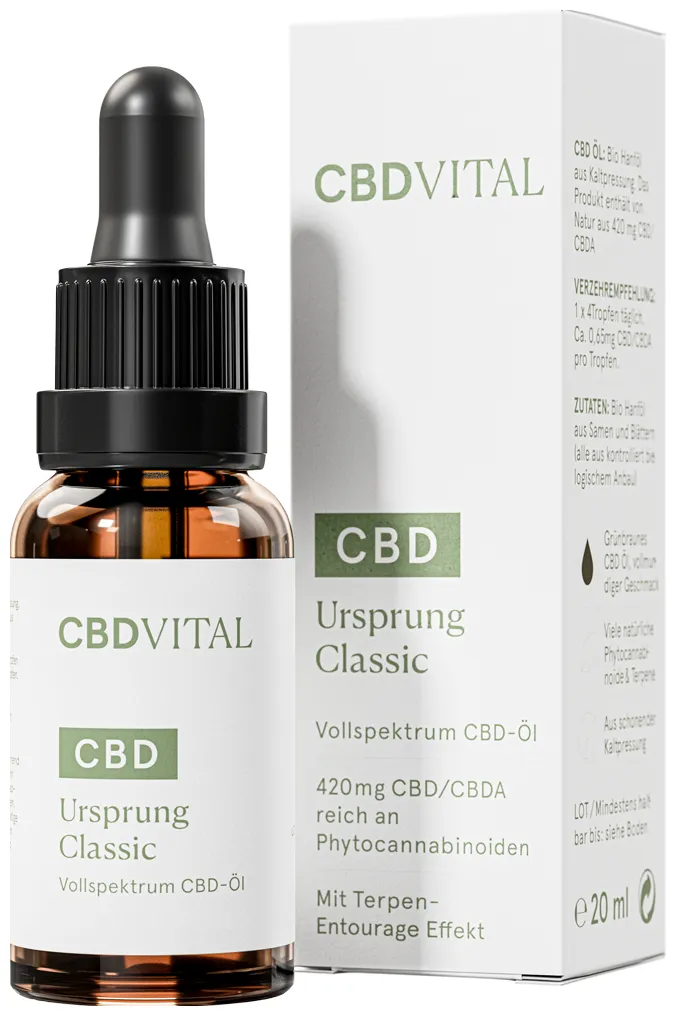 CBD VITAL Vollspektrum Öl URSPRUNG Classic